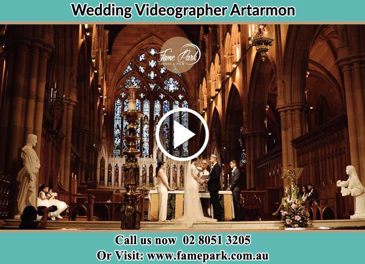 Bride and Groom at the altar during the ceremony Artarmon NSW 2064