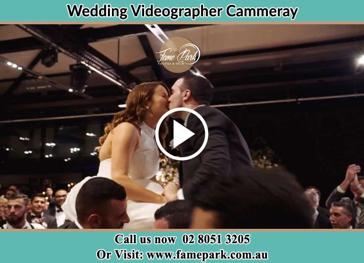 Bride and Groom kissed at the reception Cammeray NSW 2062