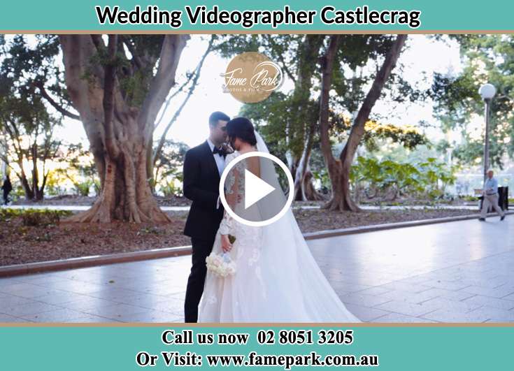 Bride and Groom looking at each other at the park Castlecrag NSW 2068