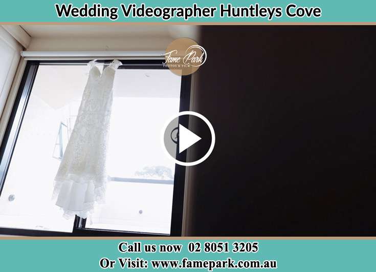 The wedding gown at the window Huntleys Cove NSW 2111